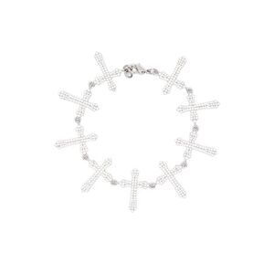 Darkai Silver Bracelets Men